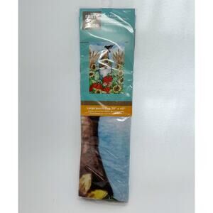Gnome 28x40 large porch flag sunflowers GARDEN FLAG RAIN OR SHINE SEASONAL FALL